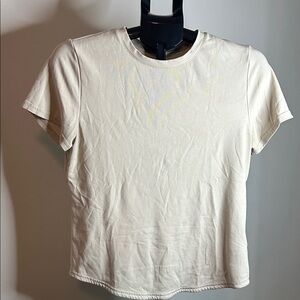 BYLT Basics Cream Short Sleeve Women's Tee
